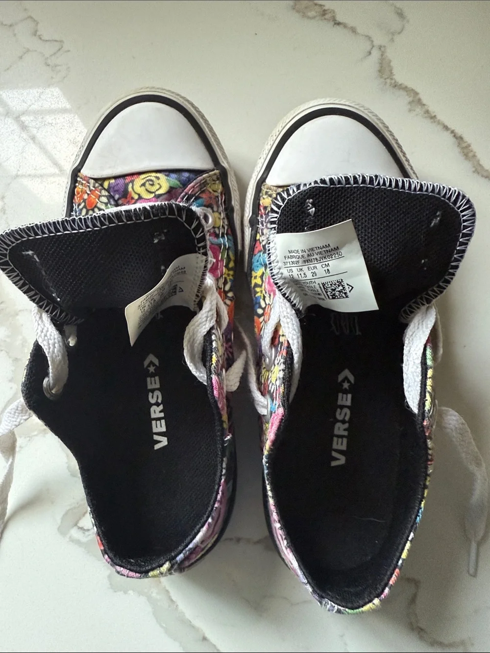 Converse floral kids
